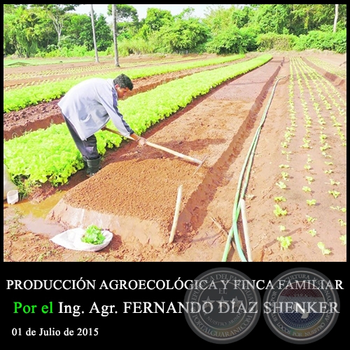 PRODUCCIÓN AGROECOLÓGICA Y FINCA FAMILIAR - Ing. Agr. FERNANDO DÍAZ SHENKER - 01 de Julio de 2015